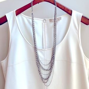 Multi-layer chain necklace